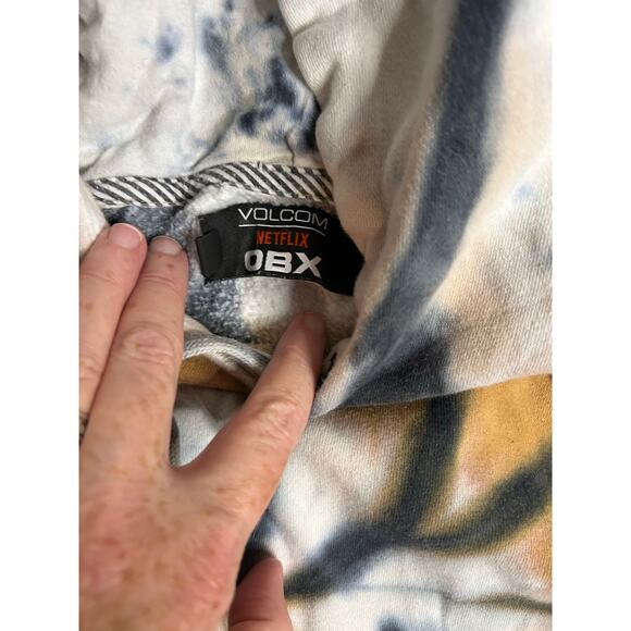 Volcom Outer Banks Tie Dye Hoodie “You Love Being Seen With Me” Women’s Small - Picture 2 of 6